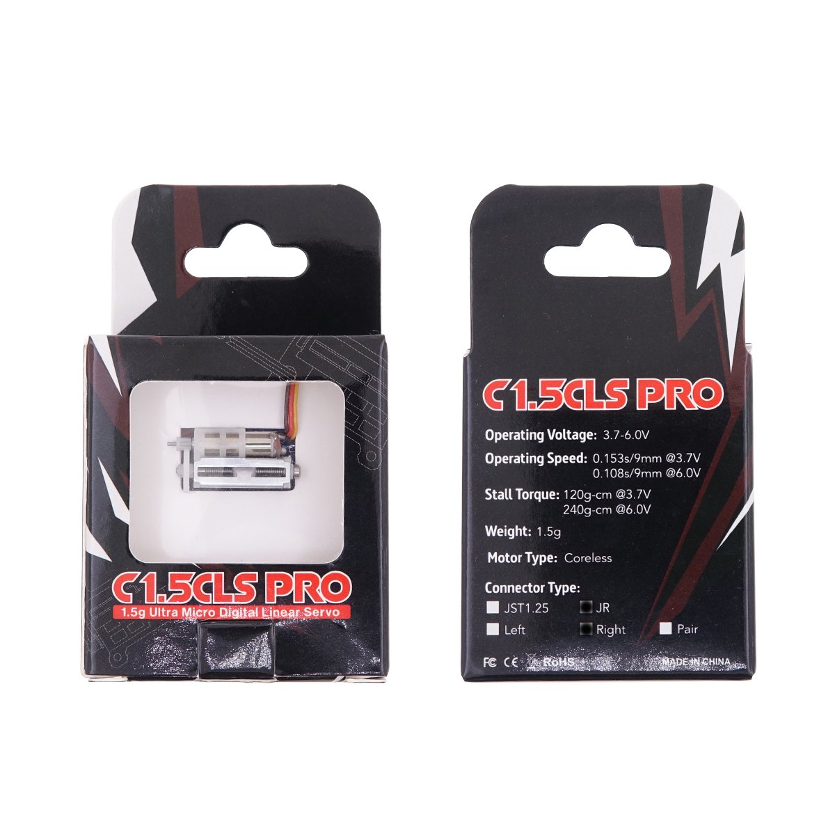 AGFrc C1.5CLS PRO Hot Sale Upgrade 1.5g Ultra Micro Digital Linear Servo For 3D Flight RC Plane
