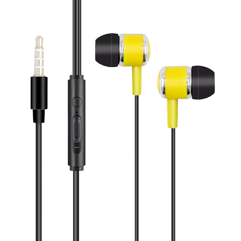 Wired Earphone In-ear Headset Earbuds Bass Earphones for IPhone for Samsung 3.5mm Sport Gaming Headset With Mic
