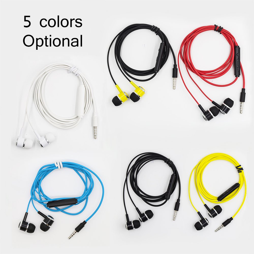 Wired Earphone In-ear Headset Earbuds Bass Earphones for IPhone for Samsung 3.5mm Sport Gaming Headset With Mic