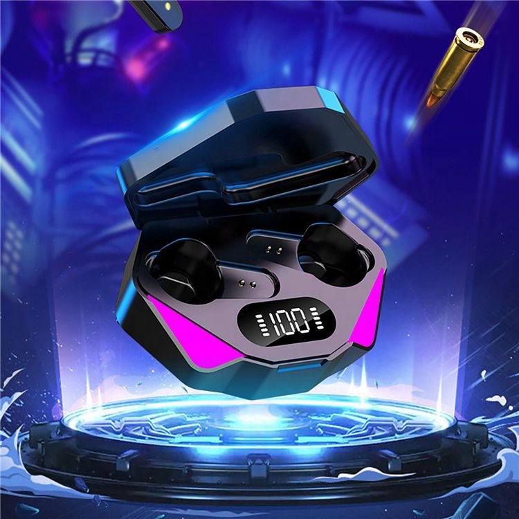 Audifonos X15 Wireless Gaming Headset Earbuds Digital Display Mobile Phone Travel Auriculares