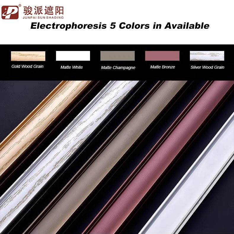 Large Square Foldable Curtain Rail Aluminum Ceiling Mount for Window