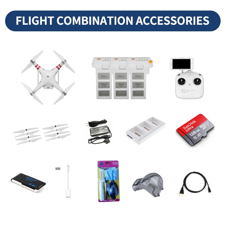High-quality original second-hand PHANTOM 3S 2.7K HD quadcopter aerial photography UAV flight combination