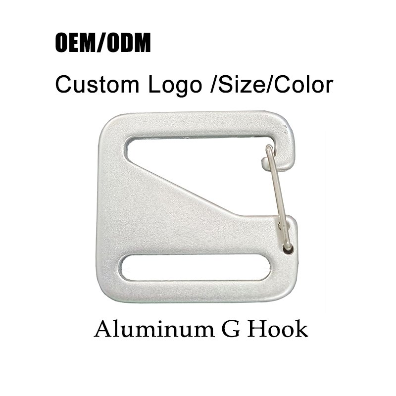 1Inch Aluminum Spring G Hook Metal Buckle Bag Accessories Backpack Strap Adjuster G Hook for Webbing