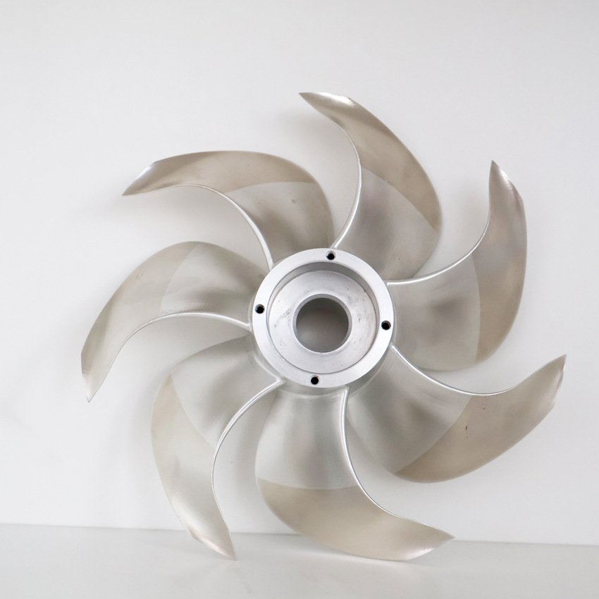 Precision Five-Axis CNC Machining of Customizable Aluminum Impeller Parts Micro Machining for Aviation & Ship Broaching Type
