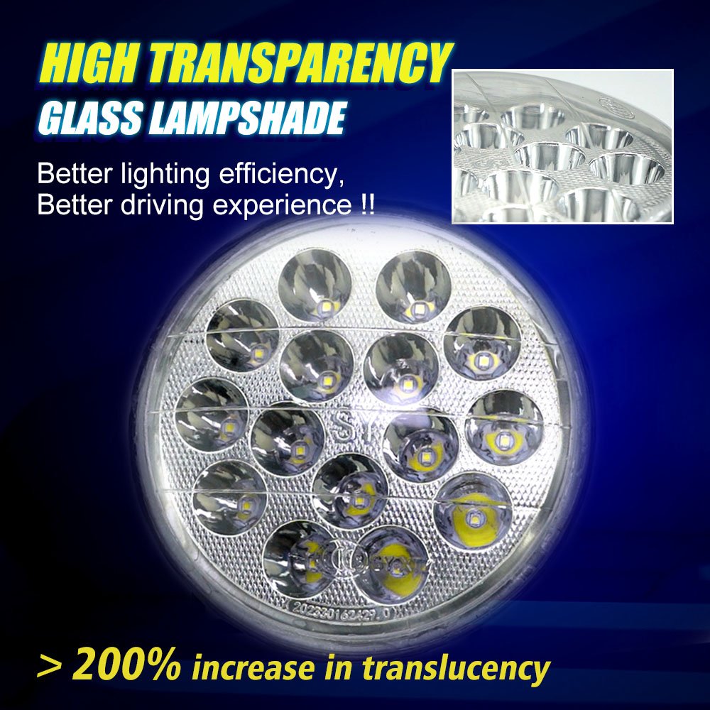 MOTOLED 5.75Inch Motorcycle Headlight DC12V 15 Lamp 3030SMD for Suzuki Gn125 LED Accessories