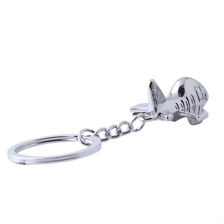 HOT Personalize Custom Logo Metal 3D Souvenir Pilot Gift Aviation Plane Accessories Key Chains Aircraft Airplane Keychain
