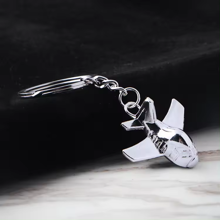 HOT Personalize Custom Logo Metal 3D Souvenir Pilot Gift Aviation Plane Accessories Key Chains Aircraft Airplane Keychain