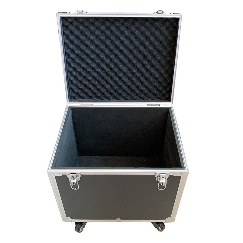 Customized Portable Aluminum Alloy Aviation Box Heavy Equipment Transport Storage Box with Wheels