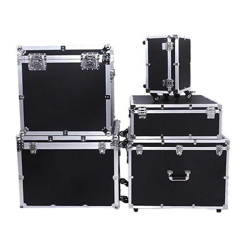 Customized Portable Aluminum Alloy Aviation Box Heavy Equipment Transport Storage Box with Wheels