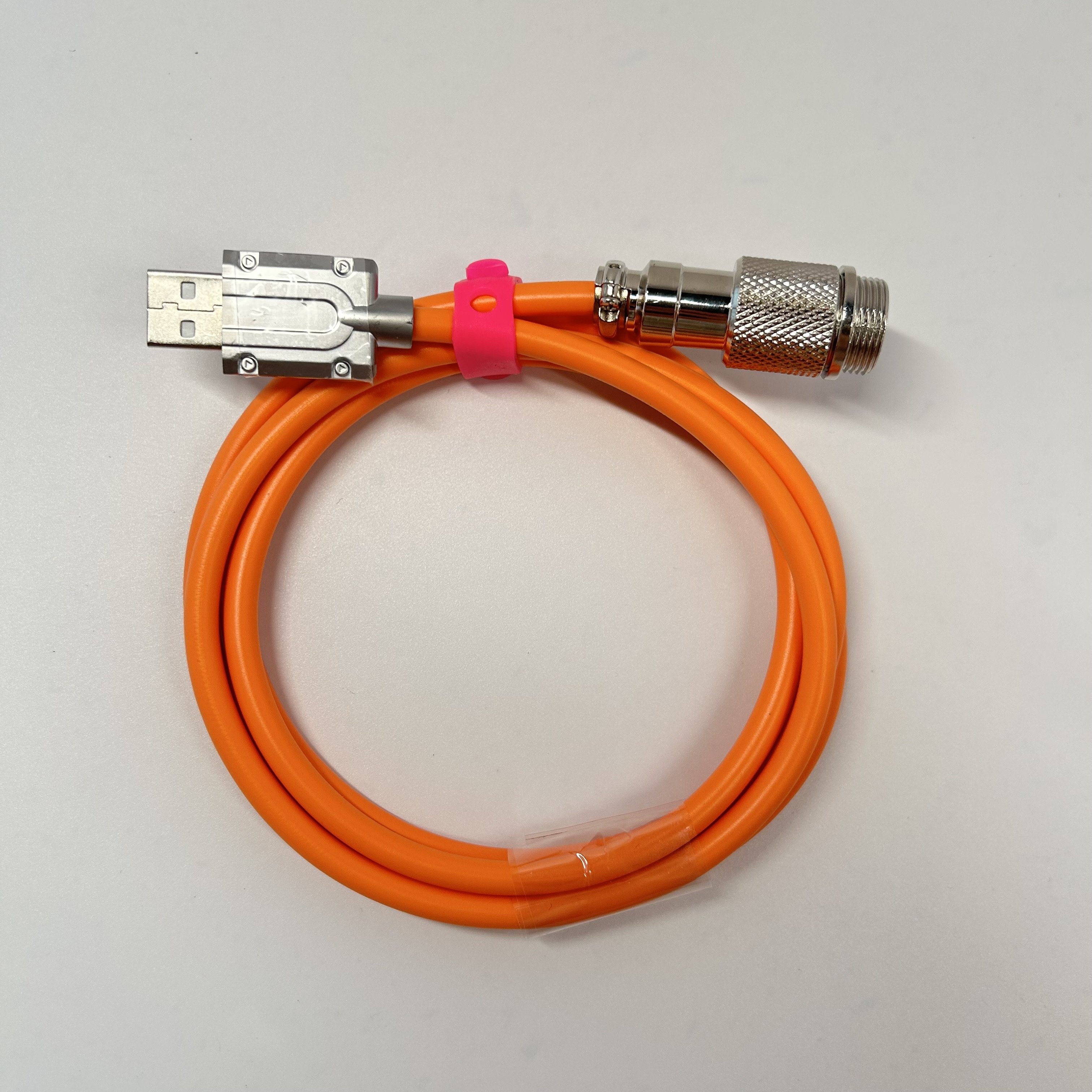 BSUN Durable Custom Customize Type c Spring Spiral Usb Cable Mechanical Keyboard Coiled Cable Keyboard