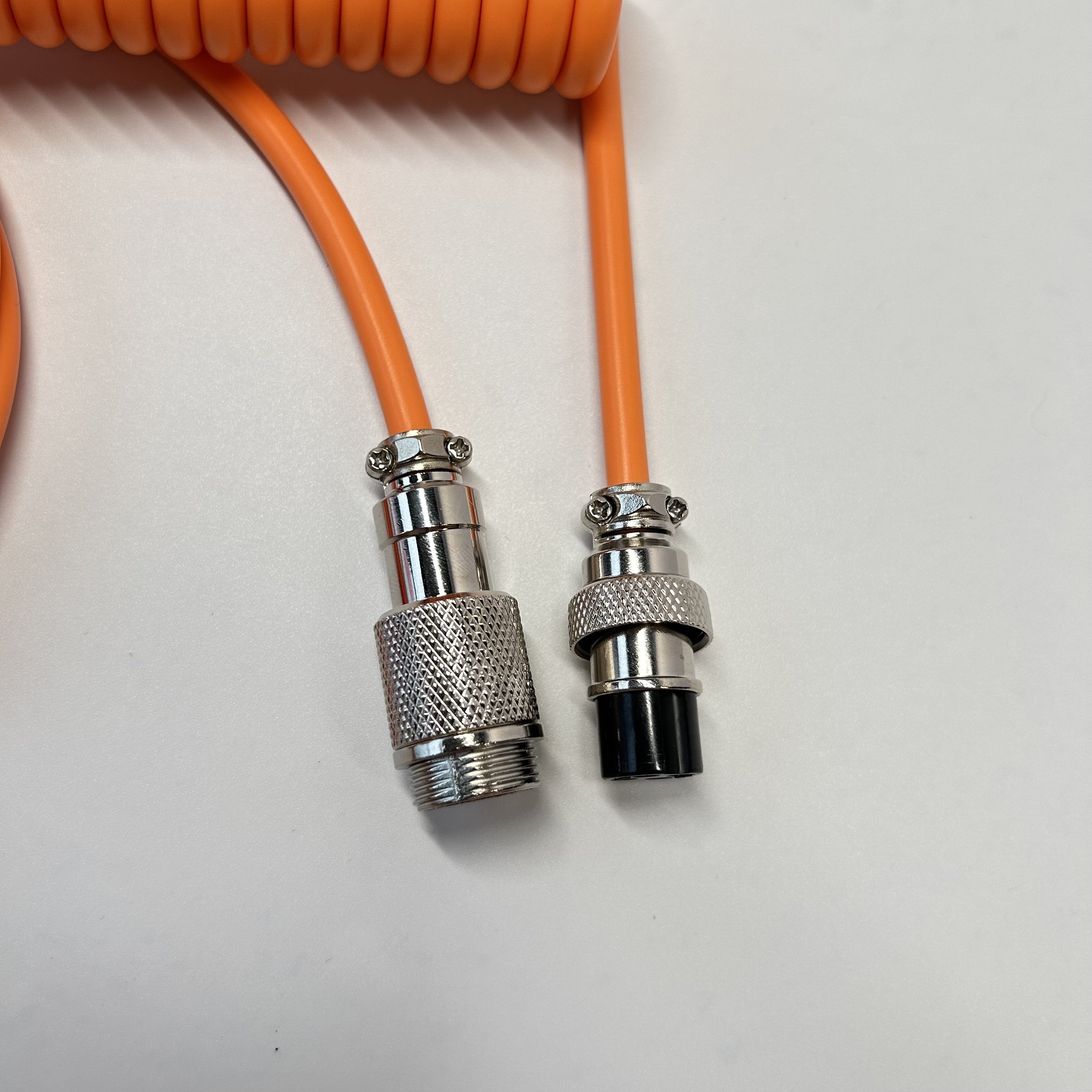 BSUN Durable Custom Customize Type c Spring Spiral Usb Cable Mechanical Keyboard Coiled Cable Keyboard