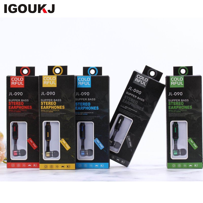 Free Shipping Handfree 3.5mm Headphone for Android for samsung S8 S9 S10 MIC Headset for iphone 6 Wired Earphone for PC