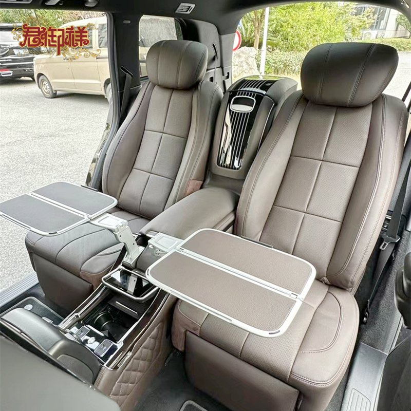 Aviation Seat Benz GLS400 GLS450 GLS500 New Trend Leather Comfortable Leather Customized Universal Mint Green Fashion Car Seat