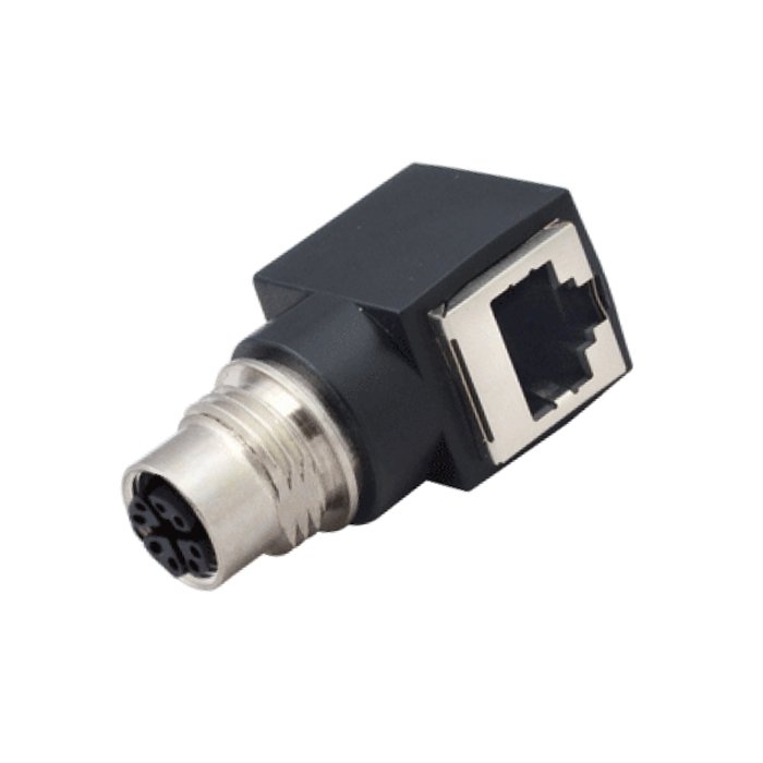 M12 Female and Male Accessory for Over-molding Aviation Connector 8Pin X-coding Outdoor Waterproof IP67 With Shield