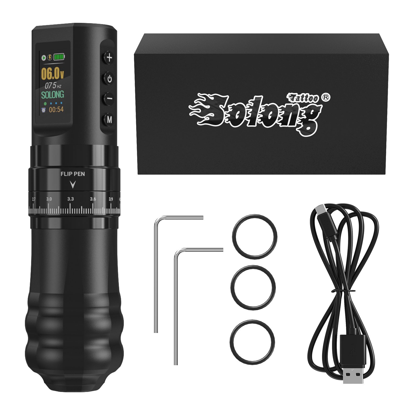 Solong Professional Wireless Rotary Tattoo Pen Motor Wireless Tattoo Machine Rotating Tattoo Gun