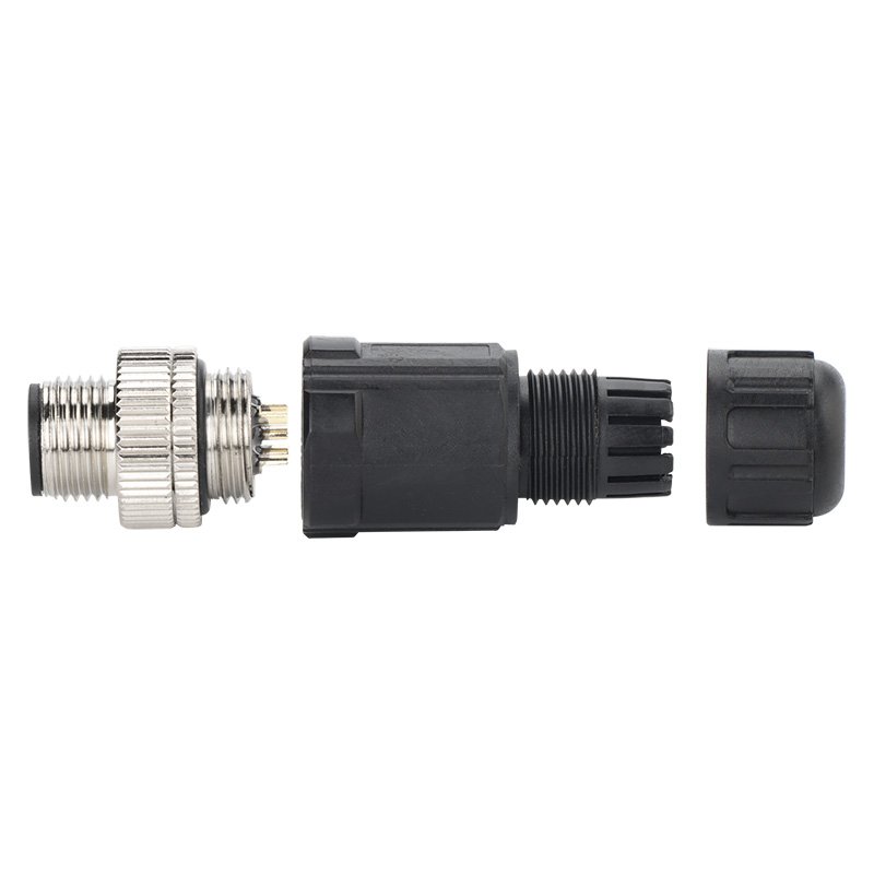 M12-5pin Waterproof Connector 5 Pin Aviation Plug Sensor signal Male Waterproof Connector