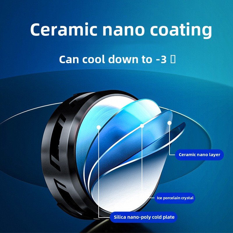 Silent Semiconductor Cooling Pad for Phone and Tablet New Magnetic Clip-On Design for Mobile Gaming Live Streaming Accessories