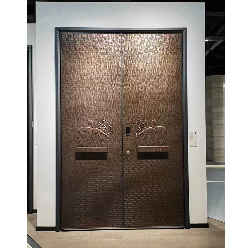 2025 Customized Size Aviation Insulation Broken Bridge Stainless Aluminum Entry Door Design