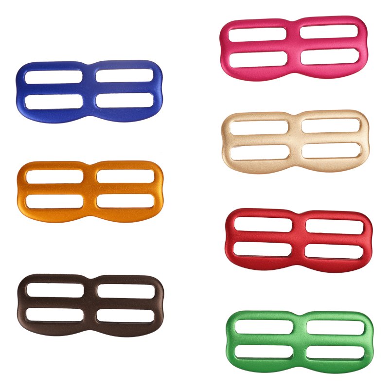 Custom Alloy Accessory Luggage Garment Bag Buckles Metal Square Buckle Adjustable Tri Glide Buckle for Pet Harness