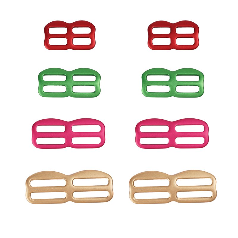 Custom Alloy Accessory Luggage Garment Bag Buckles Metal Square Buckle Adjustable Tri Glide Buckle for Pet Harness