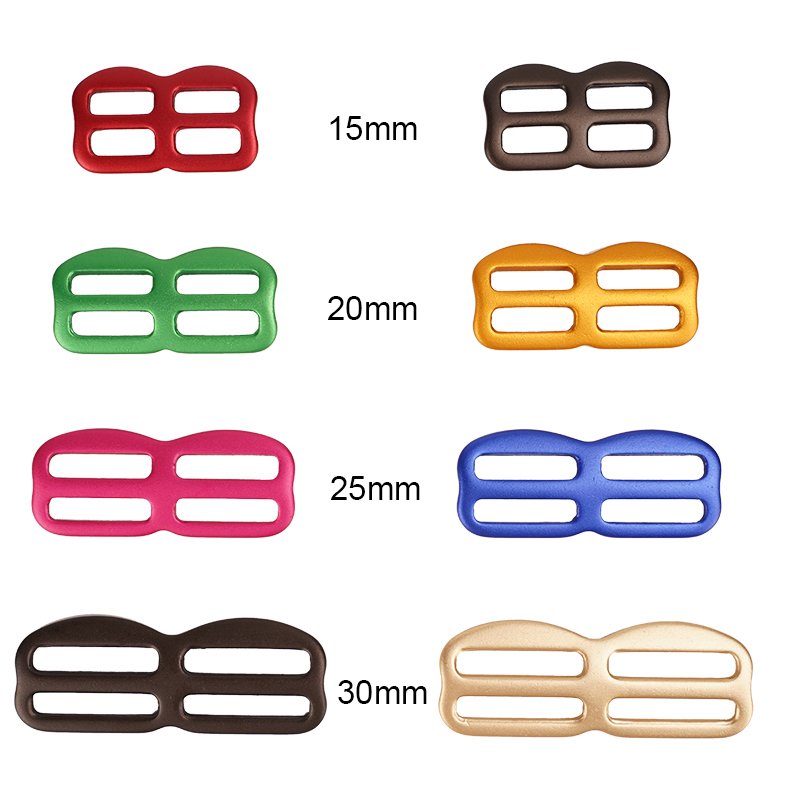 Custom Alloy Accessory Luggage Garment Bag Buckles Metal Square Buckle Adjustable Tri Glide Buckle for Pet Harness