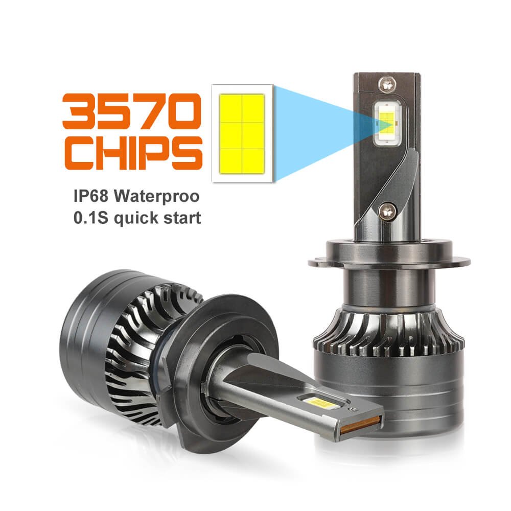 Bright Car Light Bulb H11 H1 H7 Headlamp Accessories Canbus Focos Luces 12V 360 Automotive Kit 9005 Headlight Auto Led H4