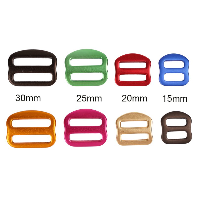 Hardware Accessory Safety Belt Buckle Metal Belt Pet Leash Tri Glide Buckle for Webbing Harness