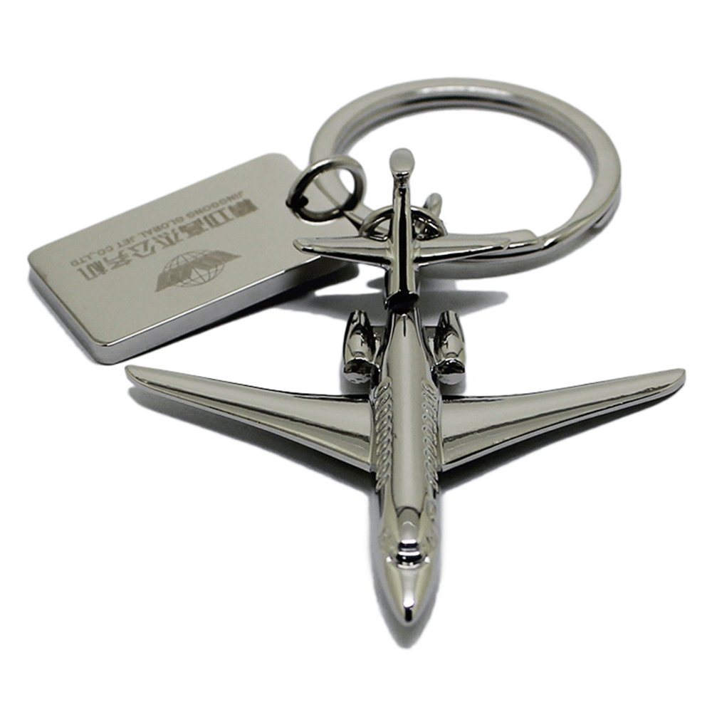 Manufacture Wholesale Aviation Theme Air Aircraft Mode Key Chain Accessories 3D Metal Airplane Keychain