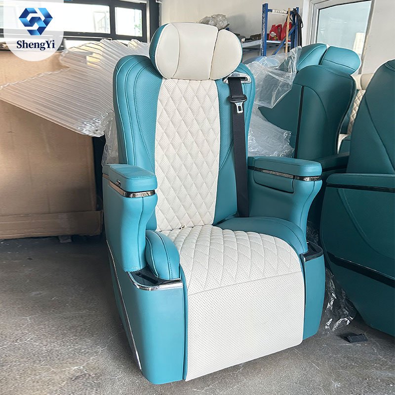 Hot Selling New Luxury Van Aviation Leather Seats Multifunctional Rear Camper Van Car Interior Upgrades for Mercedes Vito Sprint