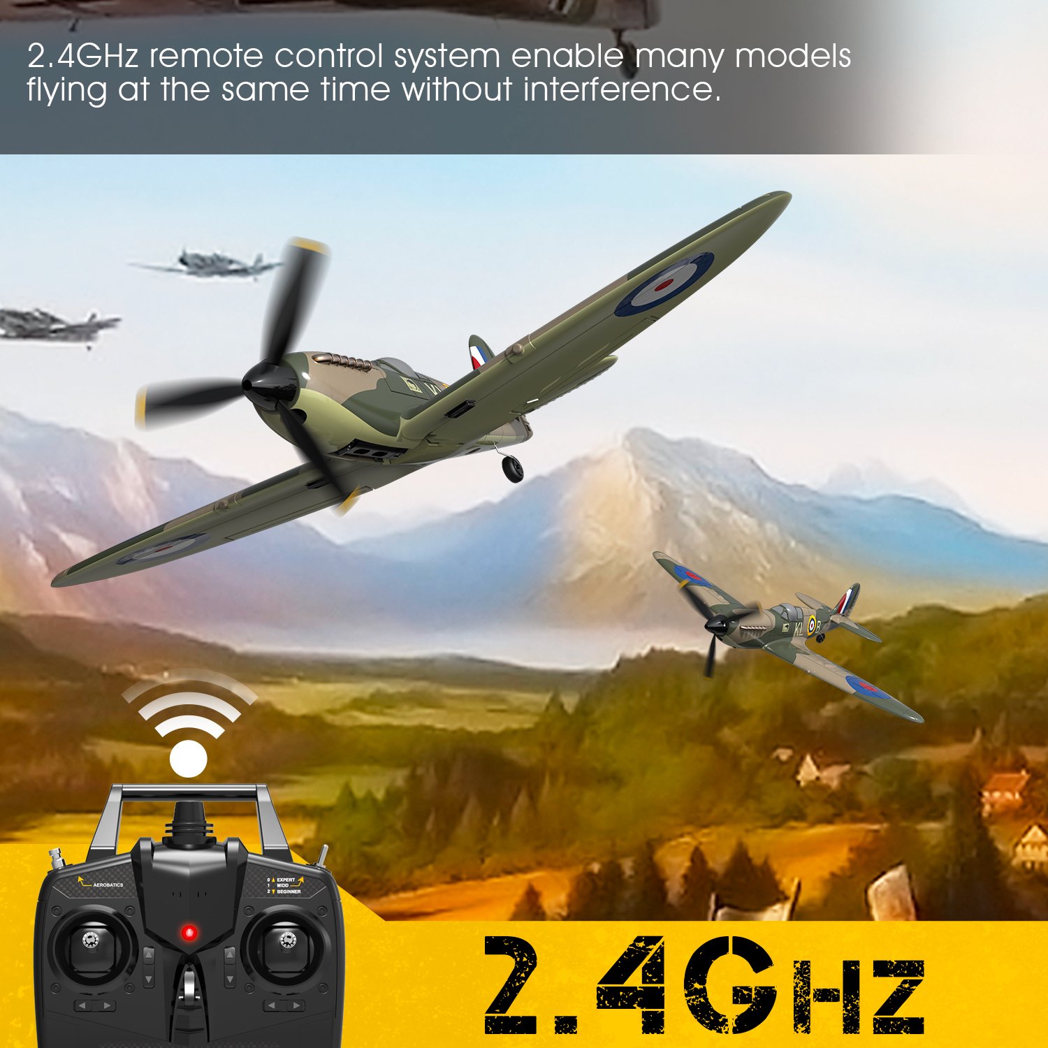 Remote control airplane outdoor ready to fly for beginners