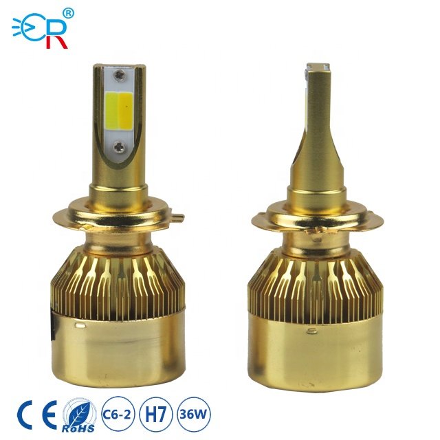 MACAR C6 H11 H1 H3 H7 Dual Color Led Headlight,24v Led Lights