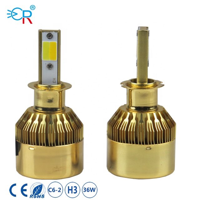 MACAR C6 H11 H1 H3 H7 Dual Color Led Headlight,24v Led Lights