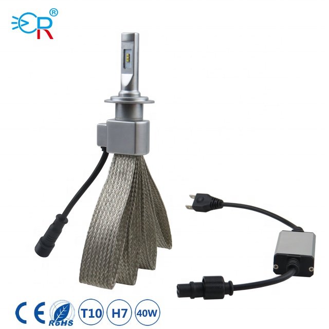 MACAR T10 Fanless Copper Belt H1 H3 H7 H4 H11 9005 9006 9012 Car Led Headlight Bulb