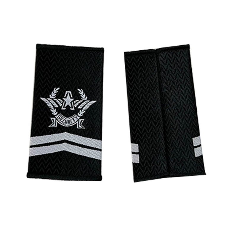 Customized Daily Aviation Pilot Uniform Set with Uniform Shoulder Epaulettes and Woven Embroidery Pattern Badges
