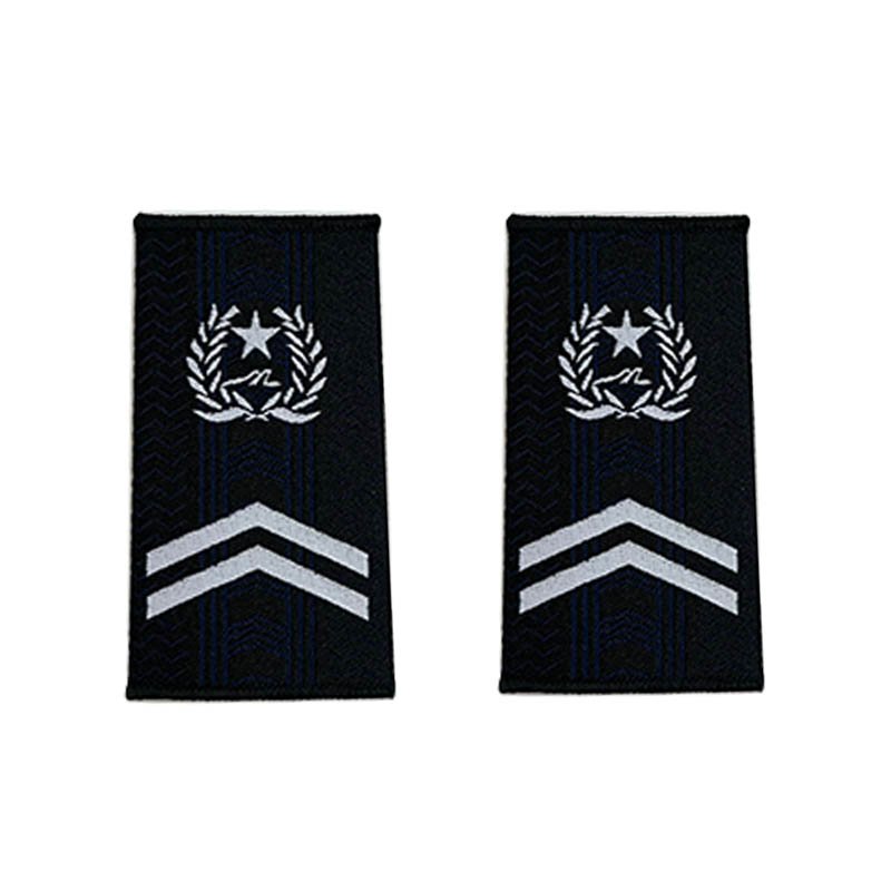 Customized Daily Aviation Pilot Uniform Set with Uniform Shoulder Epaulettes and Woven Embroidery Pattern Badges