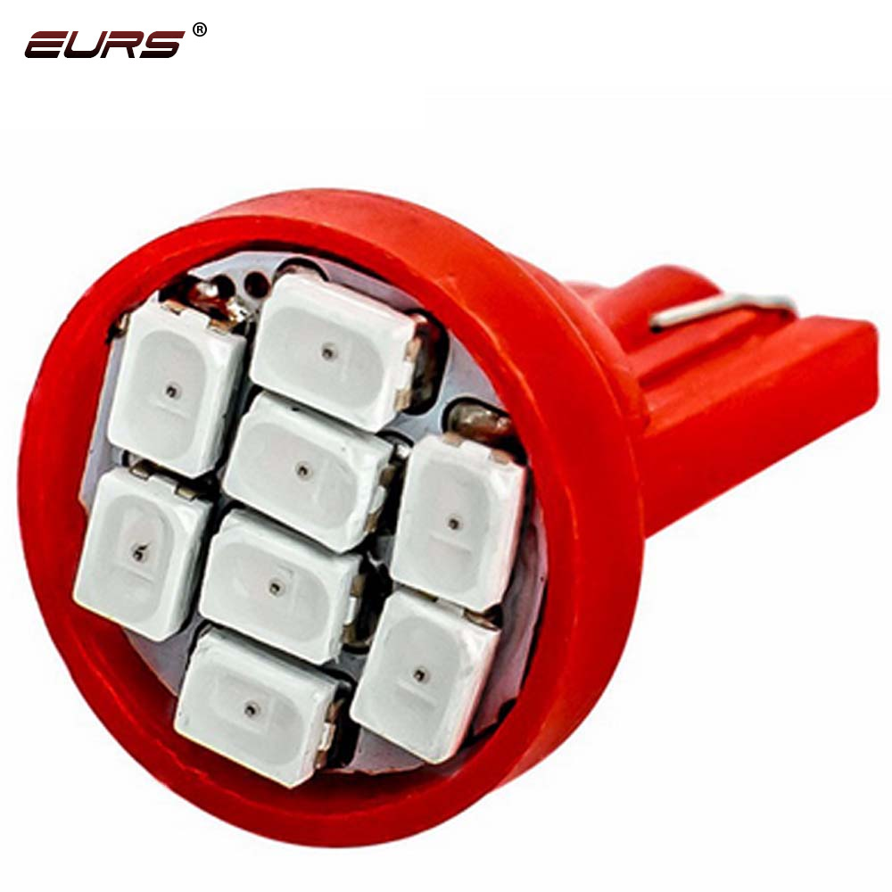 EURS T10 LED 3020 SMD Auto Clearance Lights 194 2825 W5W 2825 W5W 12V Car Marker Dome Lamp Licence Plate Bulb Width Lamps