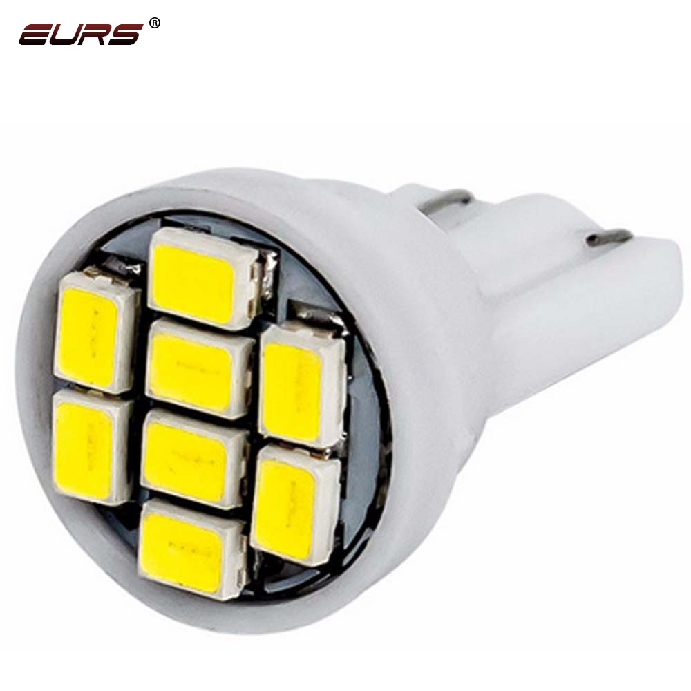 EURS T10 LED 3020 SMD Auto Clearance Lights 194 2825 W5W 2825 W5W 12V Car Marker Dome Lamp Licence Plate Bulb Width Lamps