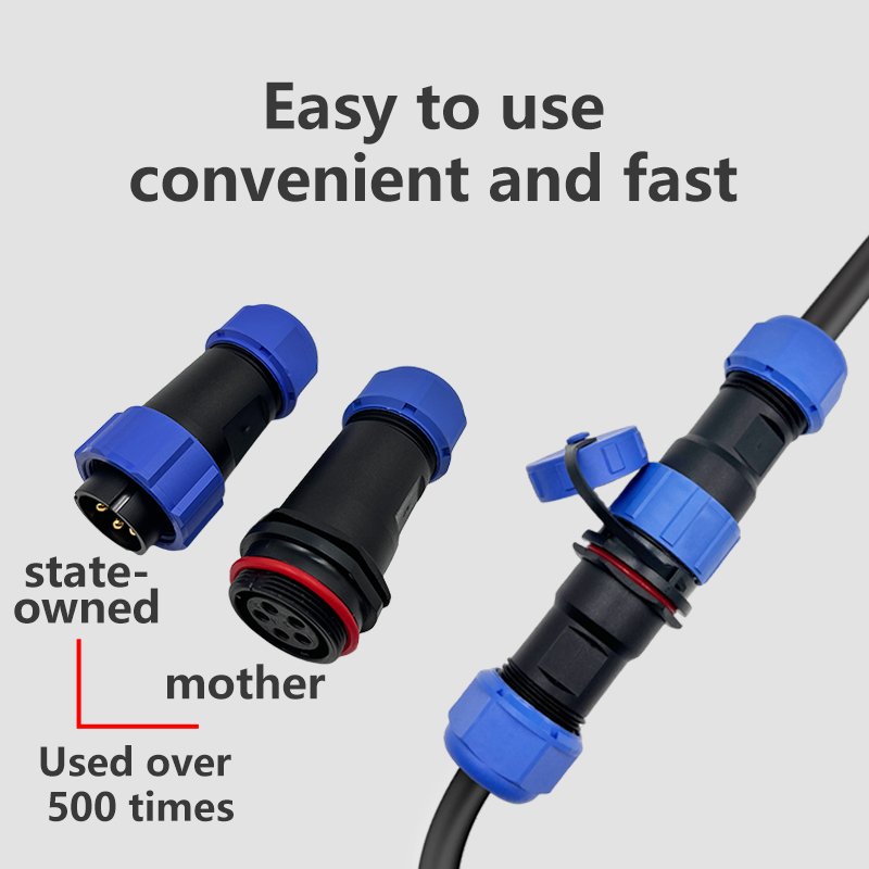 Waterproof Connector Male Female Wiring Aviation Plug Male Female Socket Copper Contracts for Power