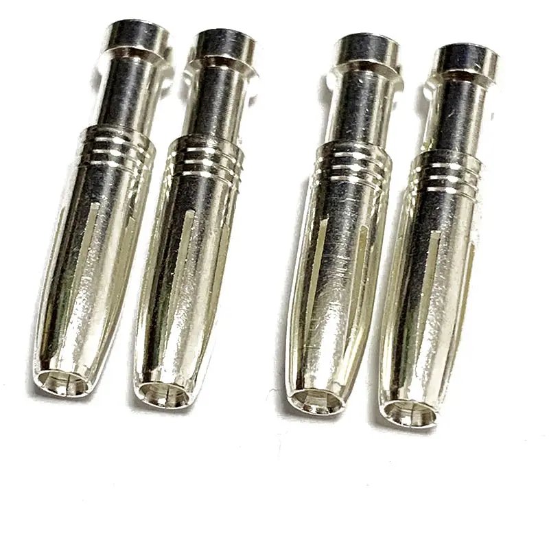 Customized Male Female Electrical Lock Spring Loaded Customization Connectors Round Contact Terminals Pins Copper Wiring Connect