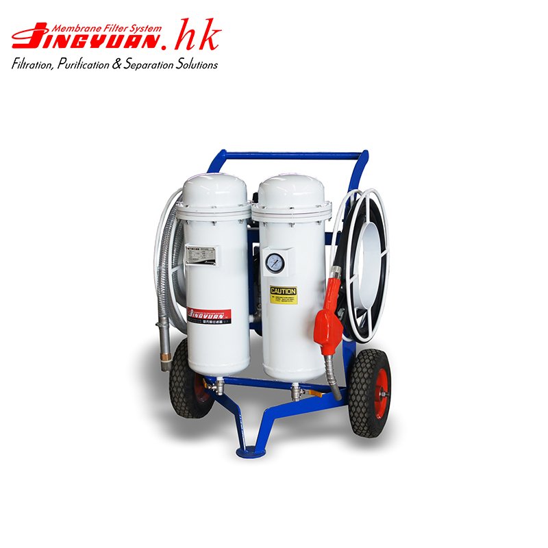 Portable diesel Fuel Polishing to 2 Microns & Tank Cleaning Systems Purification Machine Mini Oil Refinery
