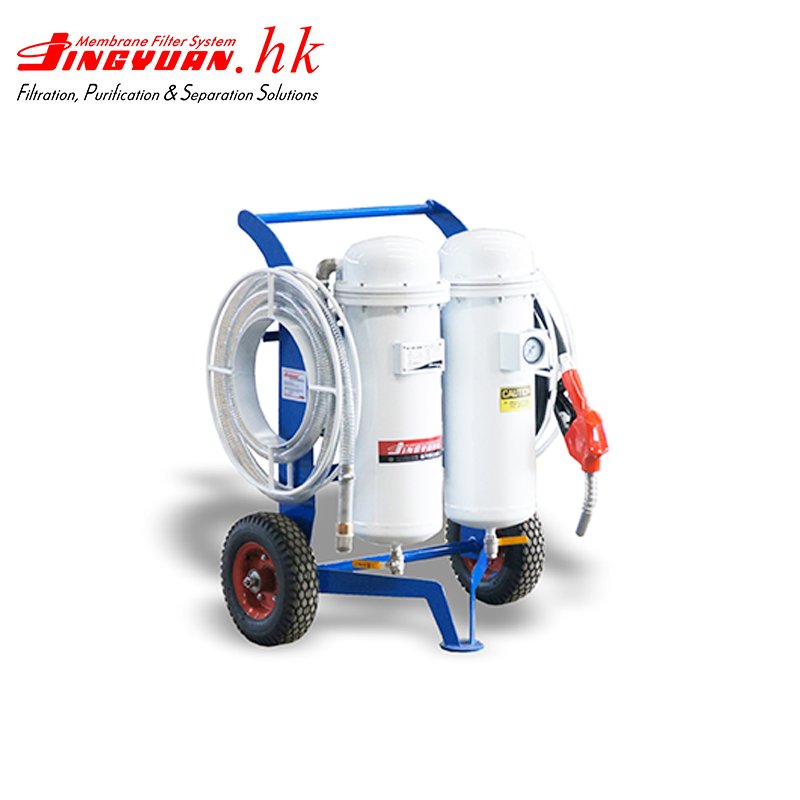 Portable diesel Fuel Polishing to 2 Microns & Tank Cleaning Systems Purification Machine Mini Oil Refinery