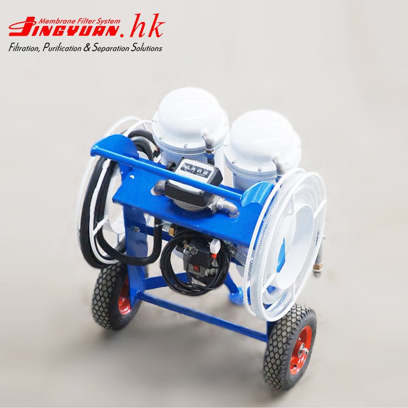 Portable diesel Fuel Polishing to 2 Microns & Tank Cleaning Systems Purification Machine Mini Oil Refinery
