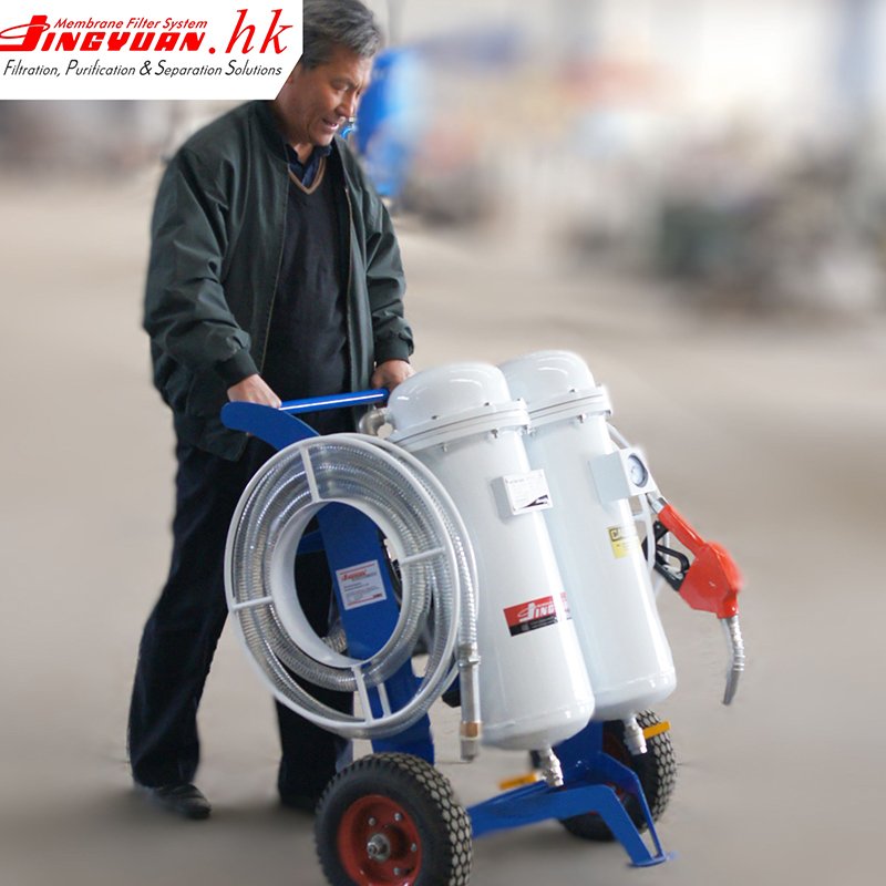 Portable diesel Fuel Polishing to 2 Microns & Tank Cleaning Systems Purification Machine Mini Oil Refinery