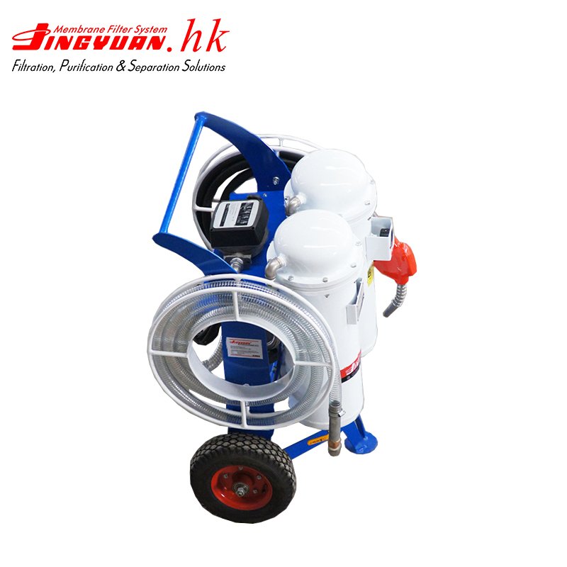 Portable diesel Fuel Polishing to 2 Microns & Tank Cleaning Systems Purification Machine Mini Oil Refinery