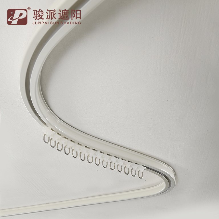 Modern Metal Flexible Room Divider Track Bendable Window Track Rail Wall-Mounted Curtain Track with Accessories