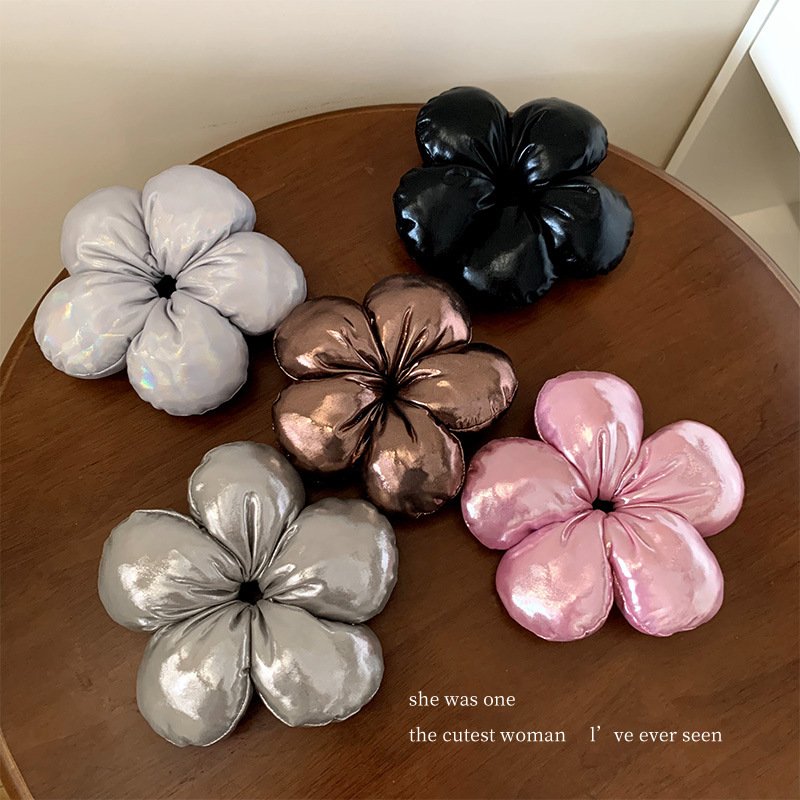 Hair Flower 18 cm Diameter Accessories Fill With Cotton for Women Travel Daily Use Wedding Bride Gift