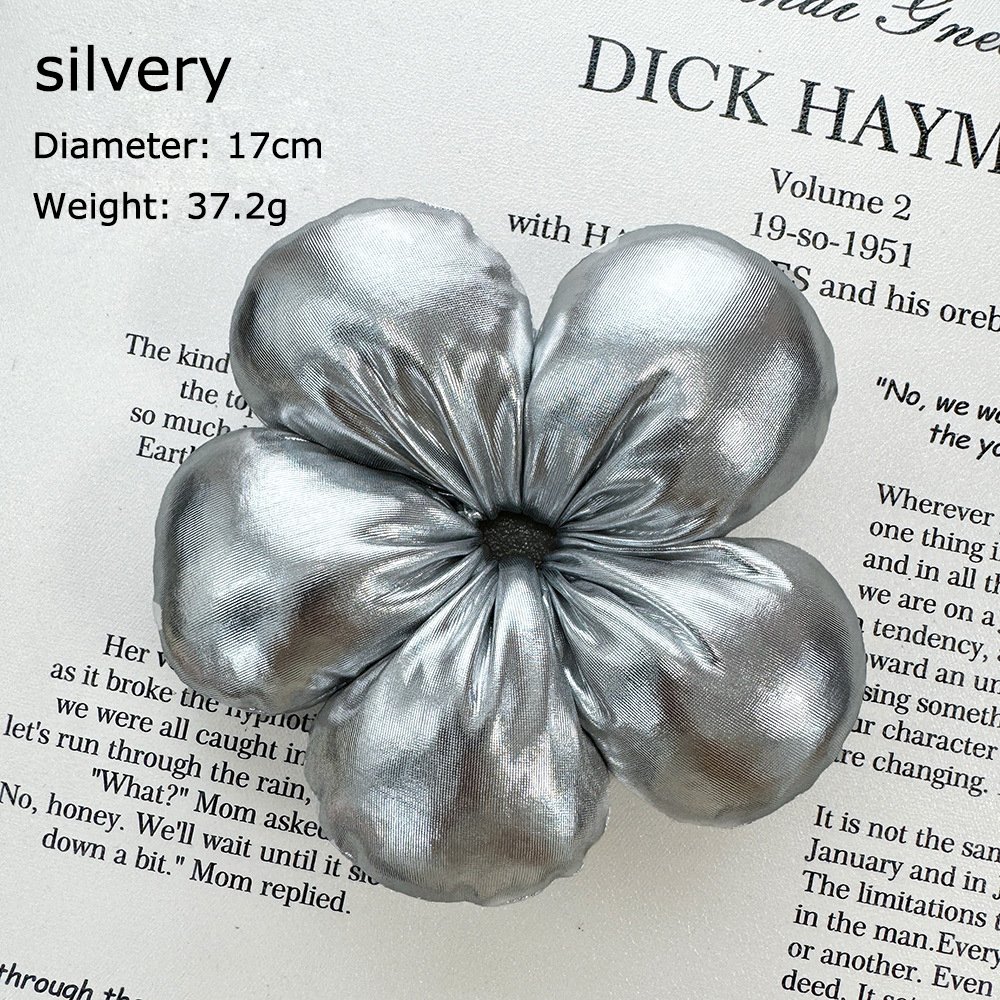 Hair Flower 18 cm Diameter Accessories Fill With Cotton for Women Travel Daily Use Wedding Bride Gift