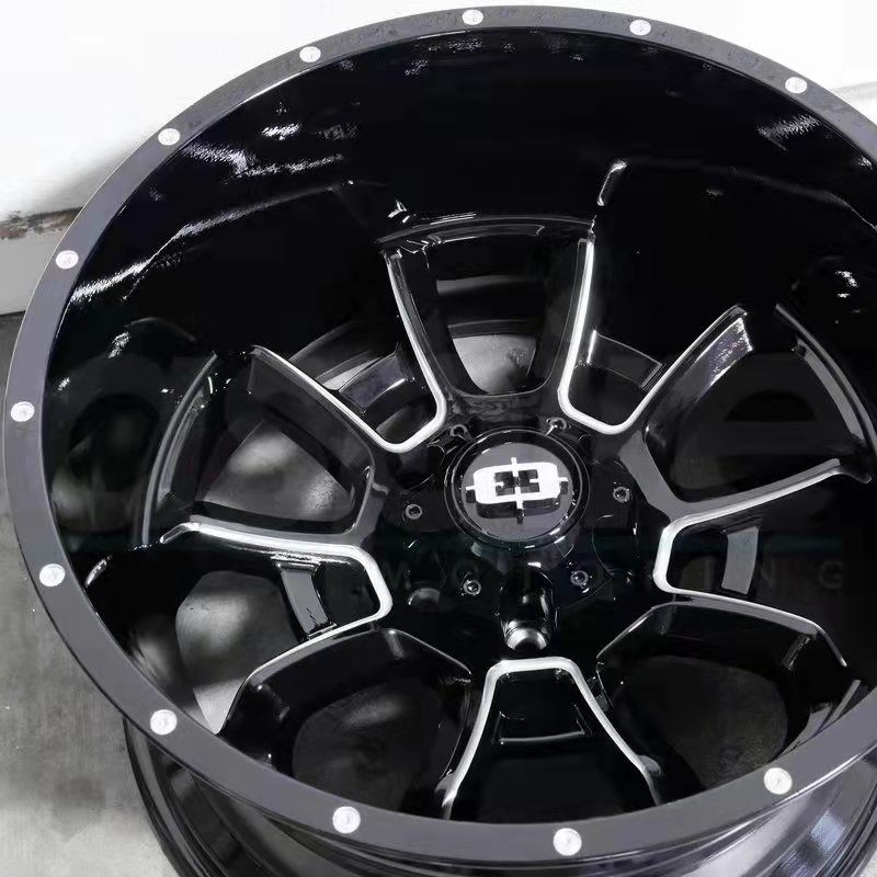 20x12 Width 5x139.7 6x139.7 Alloy Wheel Milled Spoke Finish for Prado Tocama Dodge Ram Vision