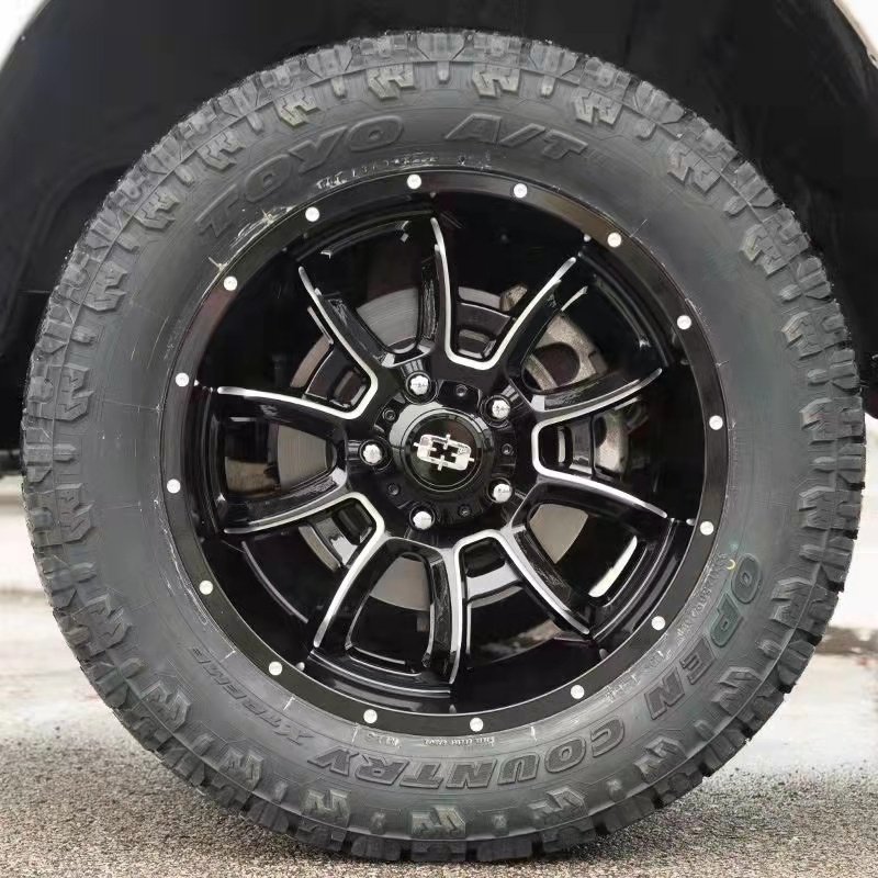 20x12 Width 5x139.7 6x139.7 Alloy Wheel Milled Spoke Finish for Prado Tocama Dodge Ram Vision
