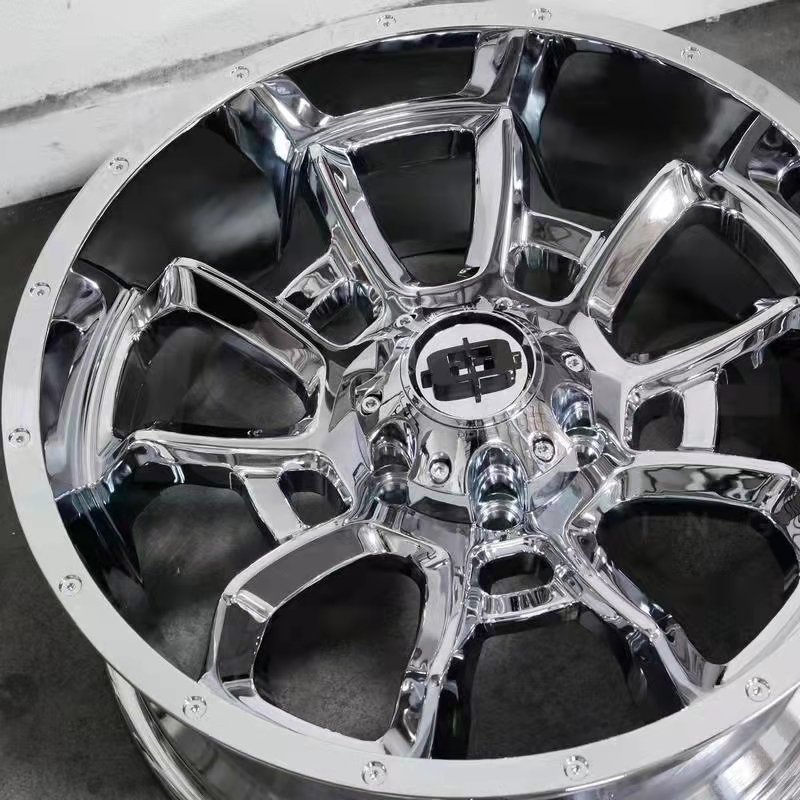 20x12 Width 5x139.7 6x139.7 Alloy Wheel Milled Spoke Finish for Prado Tocama Dodge Ram Vision